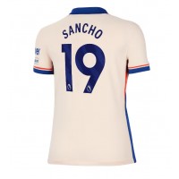 Camisa de Futebol Chelsea Jadon Sancho #19 Equipamento Secundário Mulheres 2024-25 Manga Curta